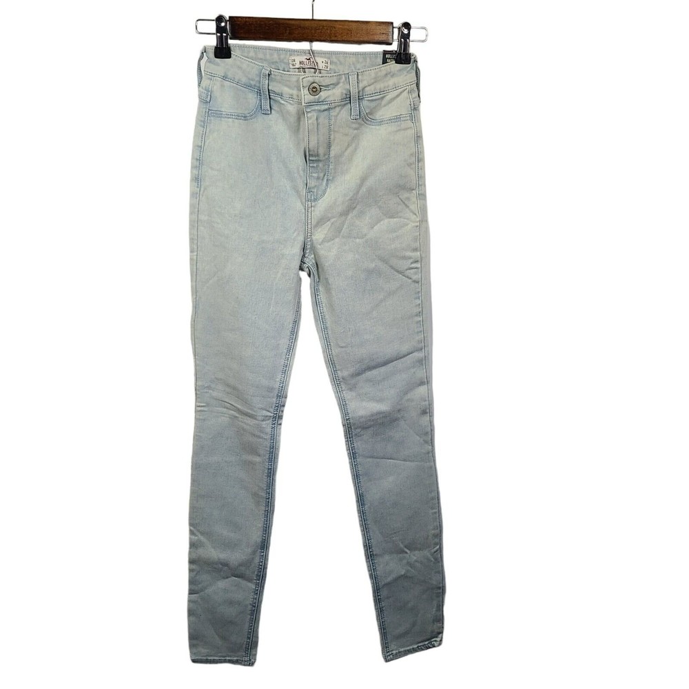 NWT Hollister Natural Waist Light Wash Jegging 0